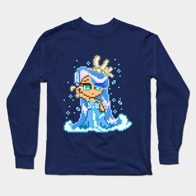 Sea Fairy Cookie Pixel Long Sleeve T-Shirt by CharismaCat